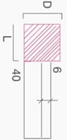 Saplı Taşlar - Form B - Technical Drawing